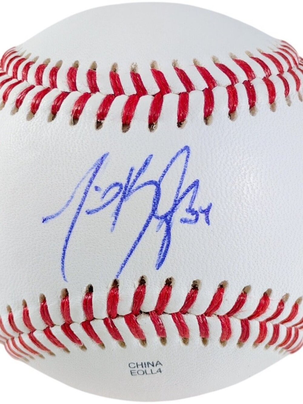 Michael Kopech Autographed Baseball LA Dodgers Signed COA Proof Photo